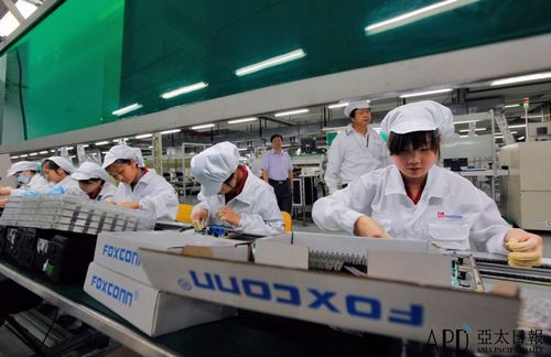 和其它电子产品的台湾富士康集团宣布在美国投资4000万美元建立加工厂